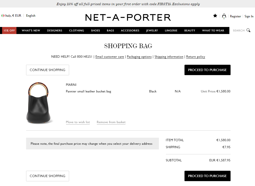 net a porter クーポン 画像