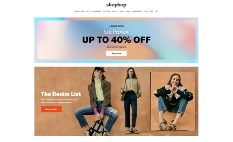 shopbop 通販 画像